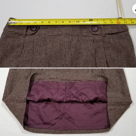 ANN TAYLOR LOFT Wool Blend Mini Straight Skirt 6750E1M - Picture 4 of 7